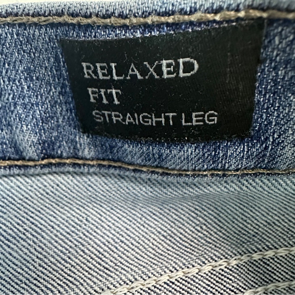 Lee Platinum Label Relaxed Fit Straight Leg Blue Jeans Women 12 Medium - Picture 5 of 6